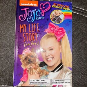 Jojo Siwa children’s book. “My life (so far)”
